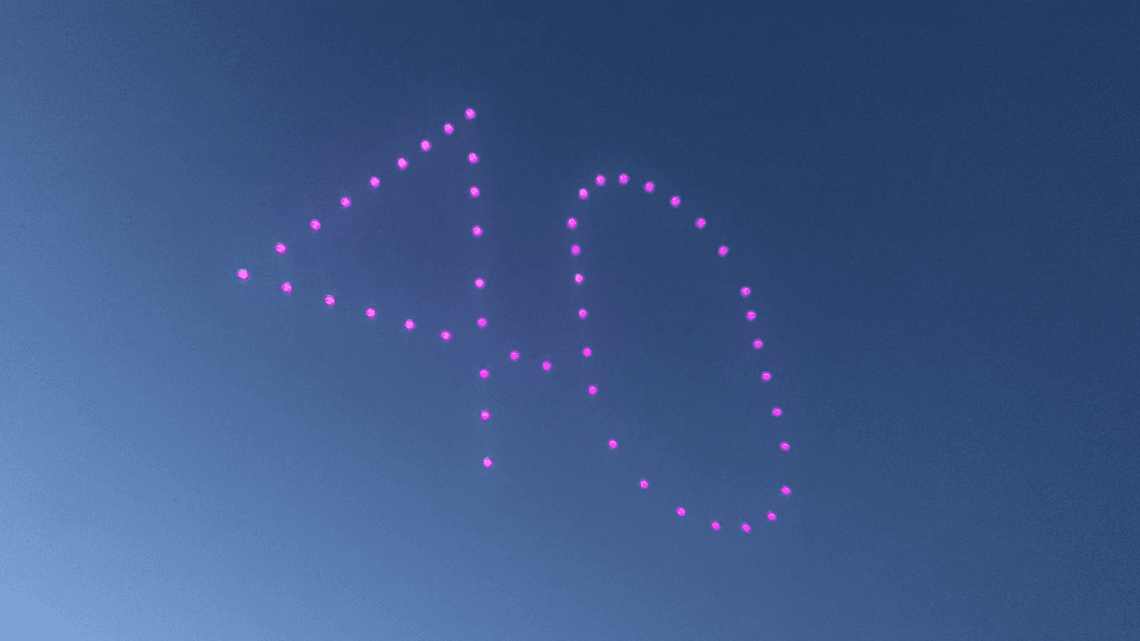 Celebrating 40 years of Henley Festival with a drone show!