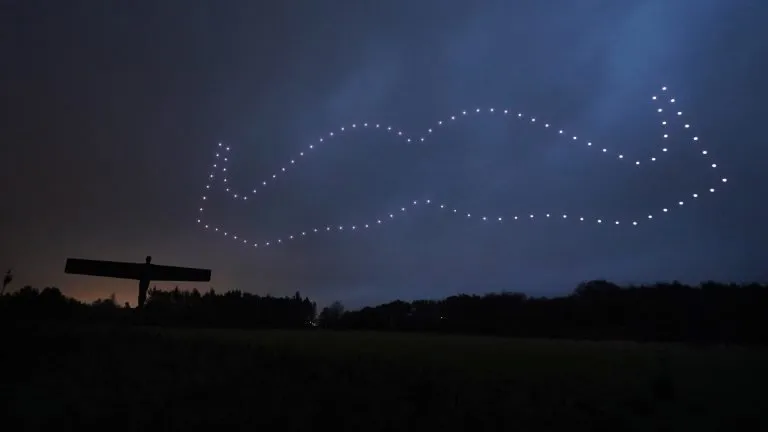 Newcastle Mo Drone Light Show