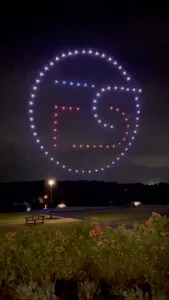Logo drone light show