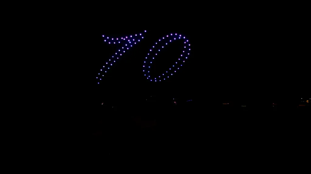 70 Drone Light Show