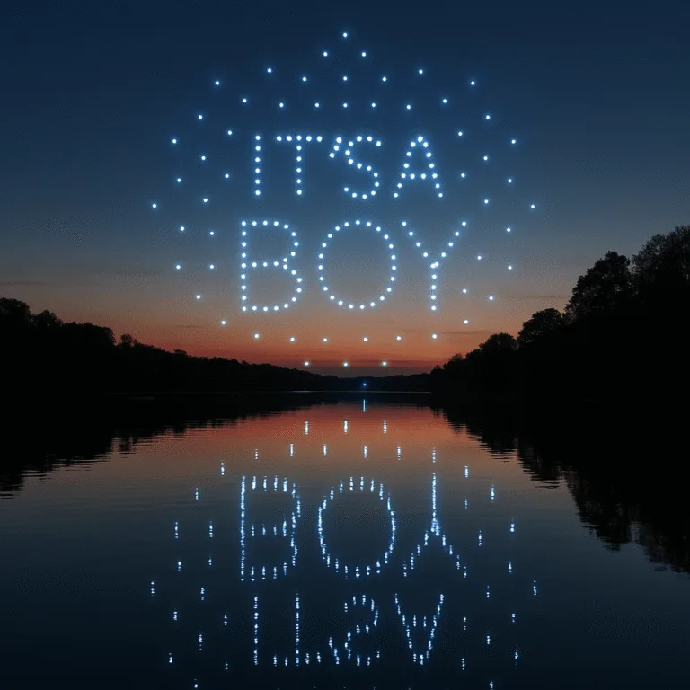 It's A Boy - Gender Reveal Drone Light Show