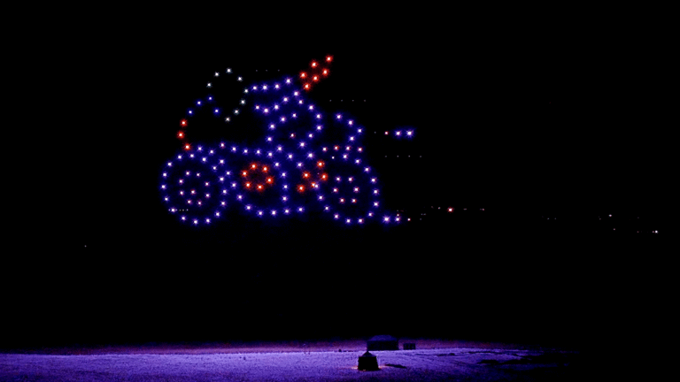 Motorbike Drone Show