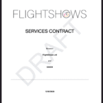 Drone Show Services Contract