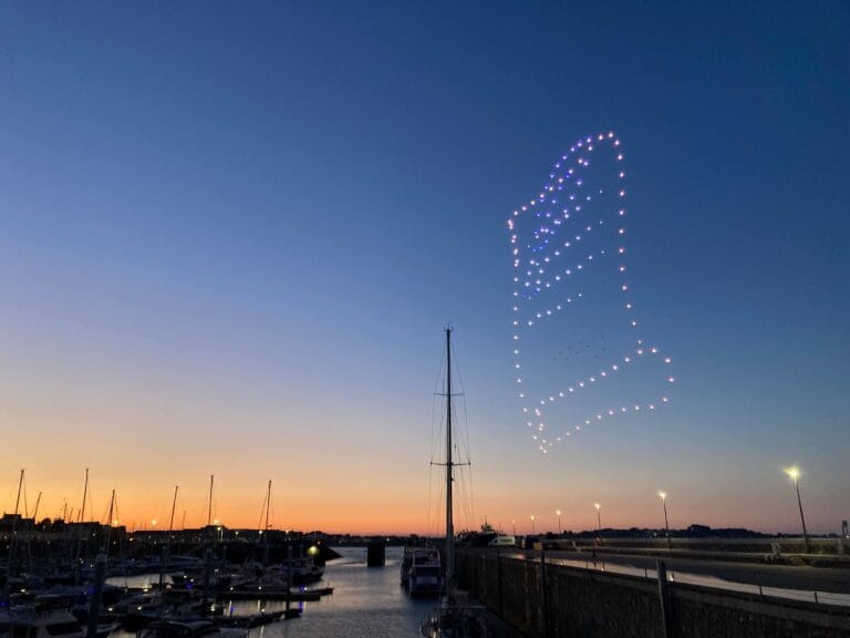 Scroll Drone Light Show