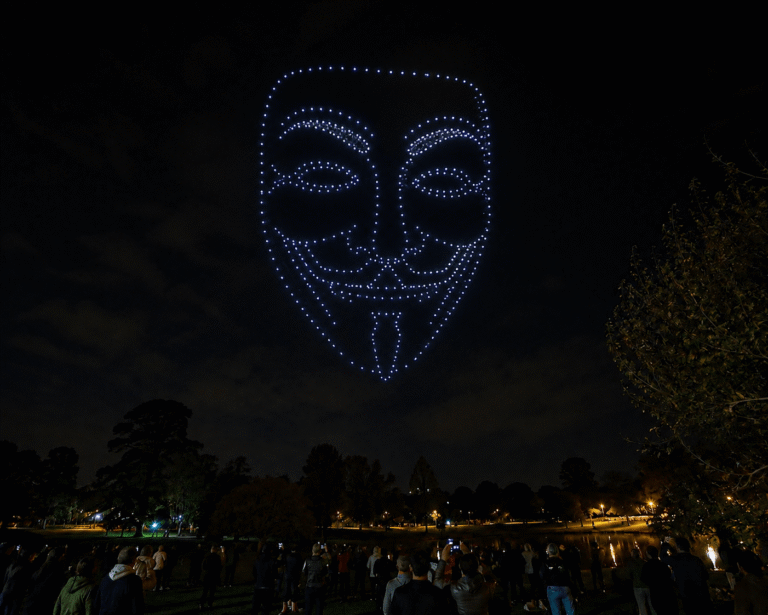 Guy Fawkes Drone Light Show