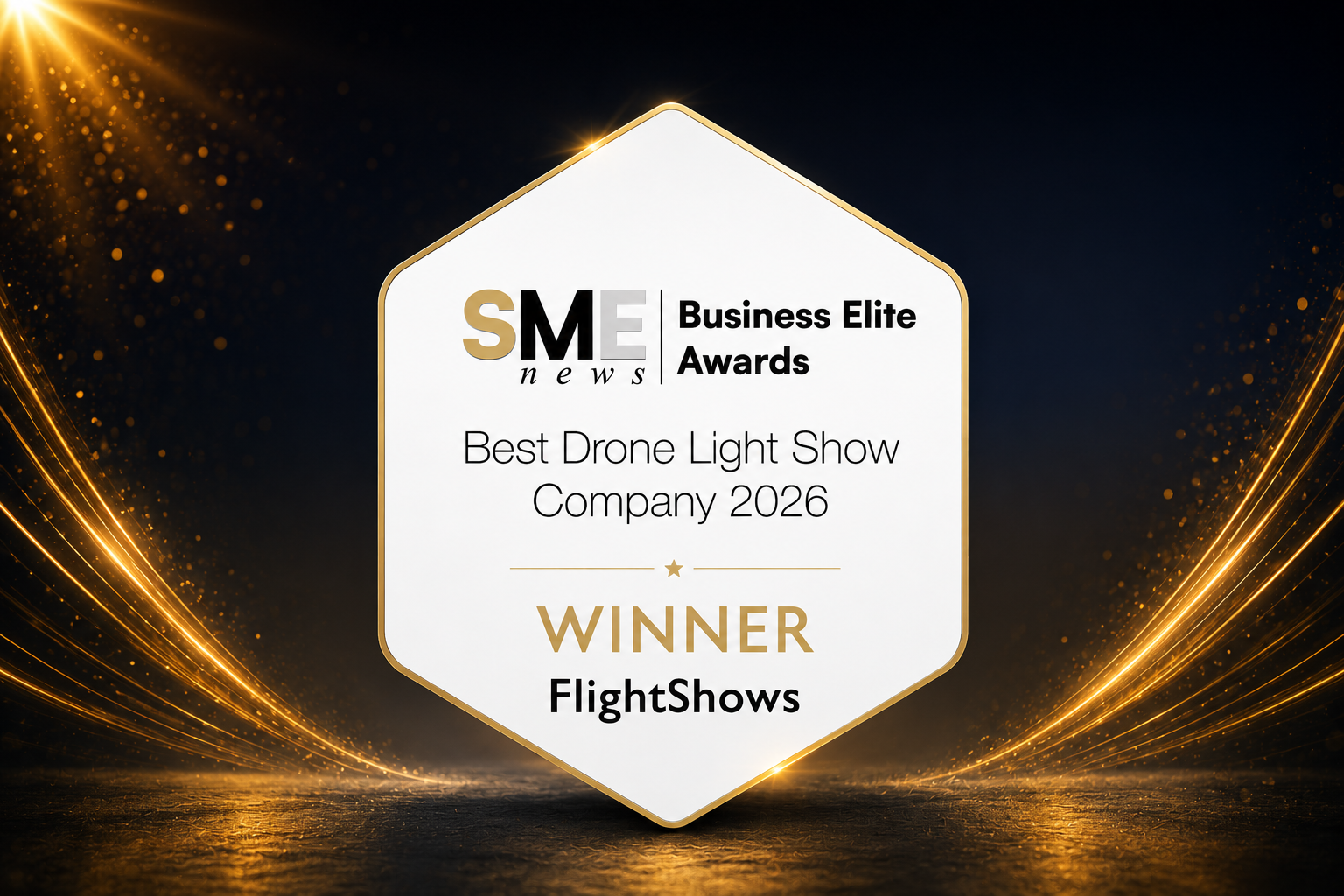 Read more about the article FlightShows Named Best Drone Light Show Company 2026