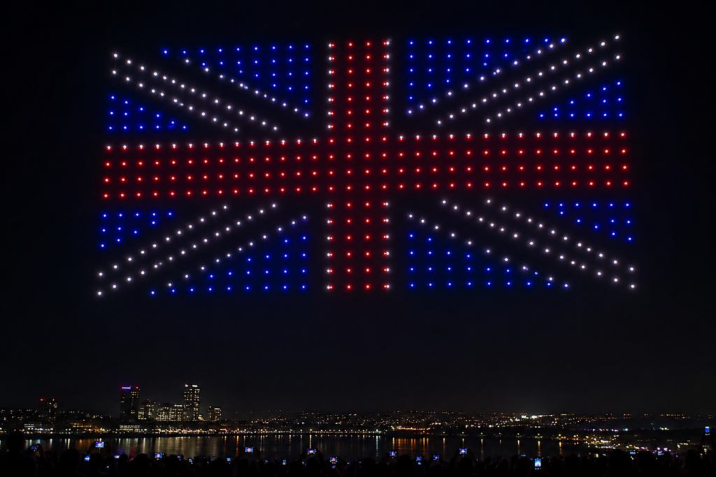 Drone Light Shows in the UK