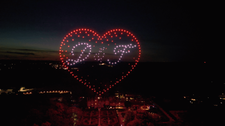 D&F Heart Drone Show